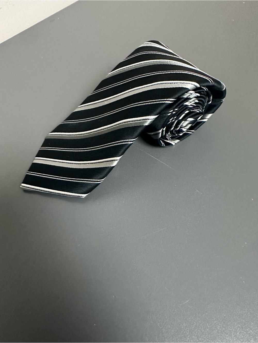Jil Sander Luxury Silk Blend Striped Tie - 3" Modern Width